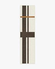Scala Ivory & Brown Flatwoven Rug by The Local Project