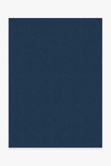 Denim Solid Indigo Blue Outdoor Rug