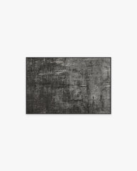 Impasto Greyscale Flatwoven Rug
