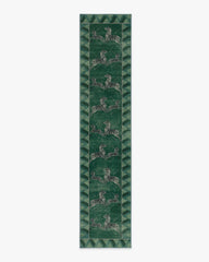 Zebras Green Rug by Scalamandré