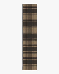 Easton Plaid Charcoal & Natural Flatwoven Rug