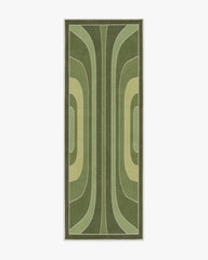 Paradox Green Rug by Jonathan Adler