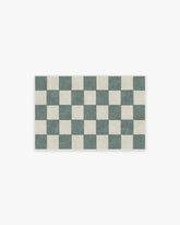 Jaque Checkered Slate Green Rug
