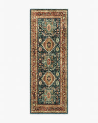 Avila Vintage Ink & Amber Rug