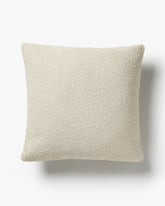 Cream Boucle Throw Pillow