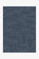 Parquet Navy Outdoor Rug