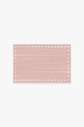 Dot Border Pink Rug