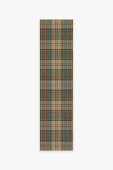 Dress Stewart Tartan Khaki Flatwoven Rug