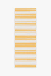 Marina Stripe Yellow Outdoor Rug