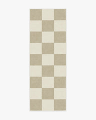 Jaque Checkered Stone Flatwoven Rug