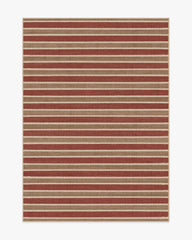 Wells Red & Natural Re-Jute Rug