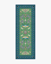 Flutterby Green & Sapphire Rug by Iris Apfel