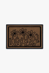 Dancing Daisy Doormat by Keith Haring