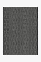 Halo Diamond Grey Outdoor Rug