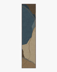 Loire Natural Denim Blue Rug by Nina Takesh