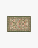 Strawberry Thief Sage & Rose Flatwoven Rug by Morris & Co.