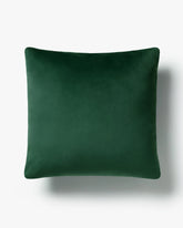 Spruce Green Velvet Throw Pillow