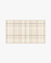 Charming Plaid Neutral Rug