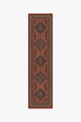 Mandalore Scarlet Red Flatwoven Rug