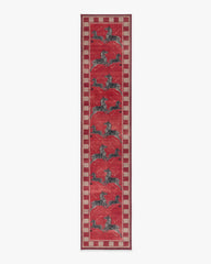 Zebras Red Rug by Scalamandré