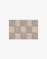 Hearth Check Warm Grey Rug