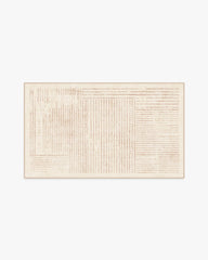 Linear Oasis Neutral Rug
