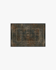 Ophelia Navy & Redwood Flatwoven Rug