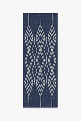 Gemma Lattice Royal Blue Outdoor Rug