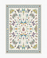Flutterby Ivory Rug by Iris Apfel
