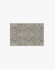 Dark Side Damask Stone Rug
