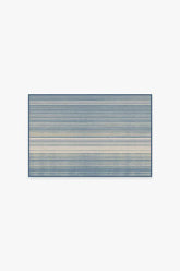 Coastal Linear Stripe Slate Rug
