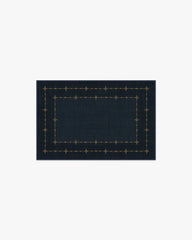 Sparkle Border Dark Navy Rug