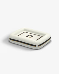 Classic Monogram Ivory Woven Pet Bed, Medium by Jonathan Adler
