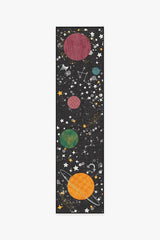 Outer Space Black Flatwoven Rug