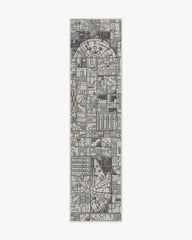 Smugglers Geo Grey Rug