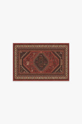 Zareen Scarlet Red Flatwoven Rug