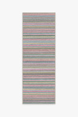 Multi Stripe Polychrome Rug