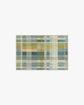 Margot Plaid Blue Flatwoven Rug