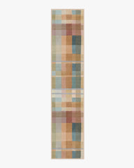 Margot Plaid Ochre Multicolor Flatwoven Rug