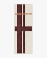 Scala Cream & Maroon Rug by The Local Project