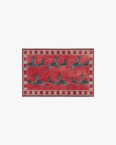 Zebras Red Rug by Scalamandré