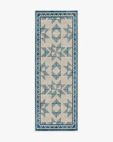 Louisa Cream & Blue Rug