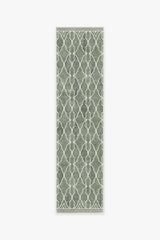 Grogu™ Trellis Sage Green Flatwoven Rug