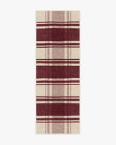 Easton Plaid Burgundy Rug