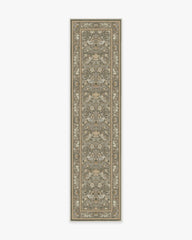 Strawberry Thief Stone Gold Flatwoven Rug by Morris & Co.