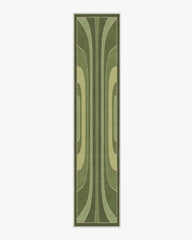 Paradox Green Flatwoven Rug by Jonathan Adler