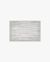 Striated Border Soft Grey Rug