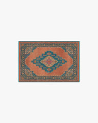 Sunset Bazaar Tropic Coral Flatwoven Rug by Matthew Williamson