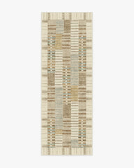 Selene Neutral Multicolor Flatwoven Rug by Architectural Digest