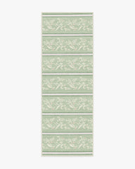 Sambuco Stripe Celadon Outdoor Rug